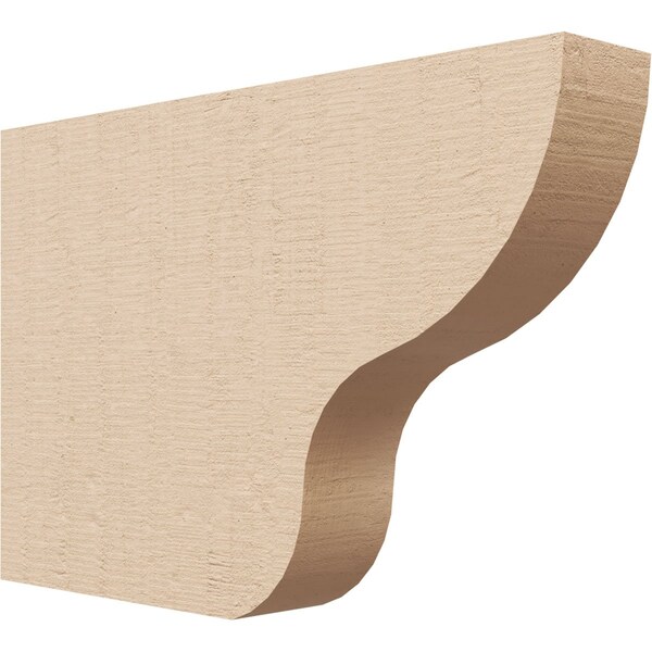 Ekena Millwork 2in. W x 8in. H x 12in. L Greensboro Woodgrain TimberThane Rafter Tail, Primed Tan RFTUR02X08X12GRNRCPR - main